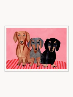 Póster Dachshunds