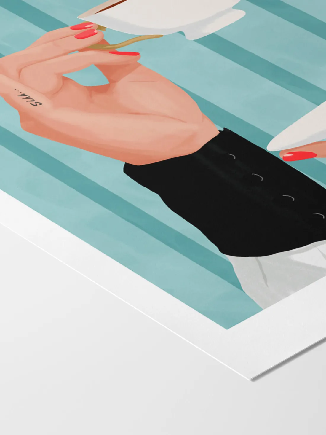 Póster More Coffee - Less Talkie