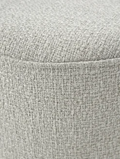 Puf de tejido bouclé Orchid