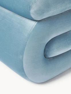 Puf de terciopelo Merle