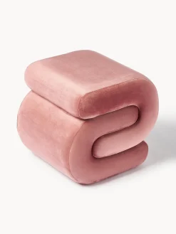 Puf de terciopelo Merle