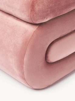 Puf de terciopelo Merle