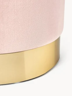 Puf de terciopelo Orchid