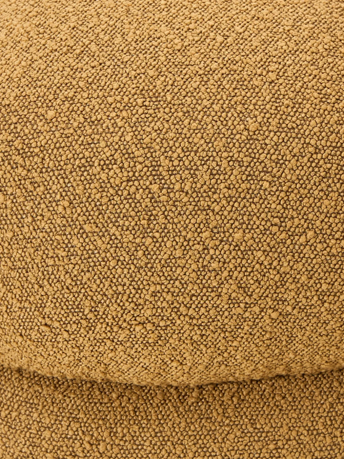 Puf en tejido bouclé Ellie