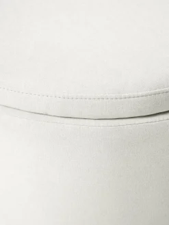 Puf grande tapizado con espacio de almacenamiento Alida