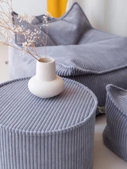 Puf infantil de pana Sugar, Ø 40 cm