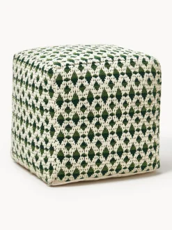 Puf para exterior estampado Yamir