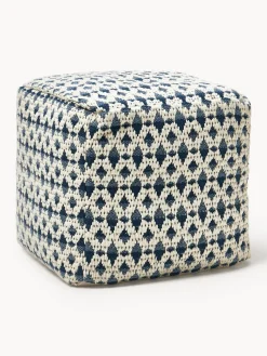 Puf para exterior estampado Yamir