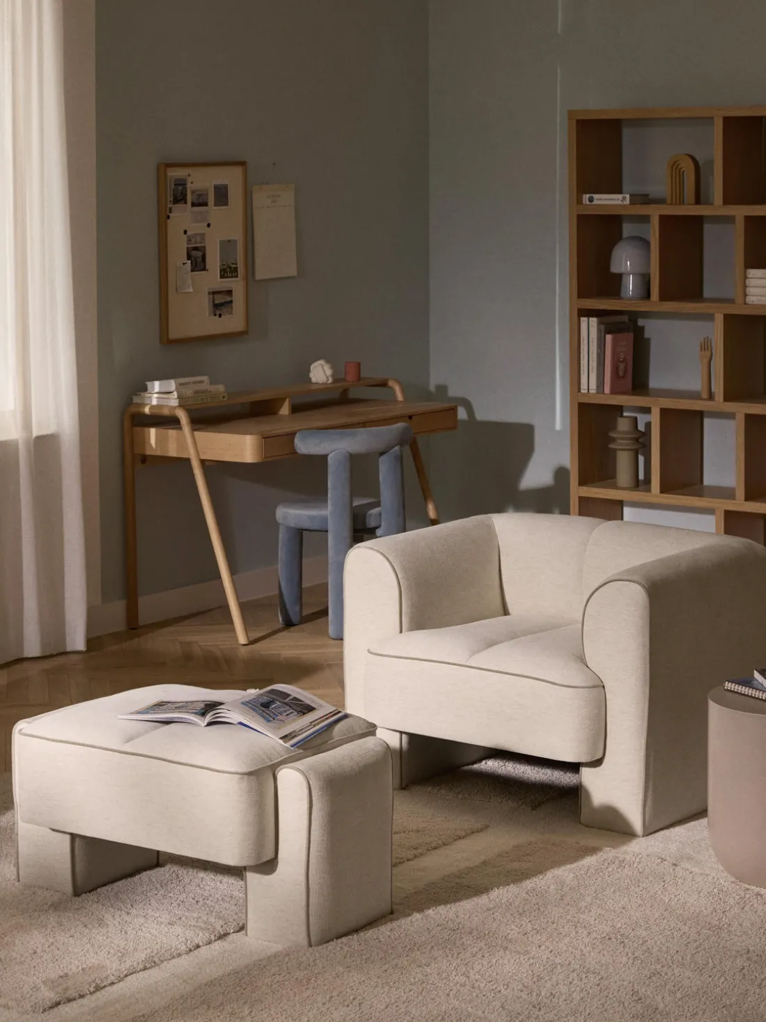 Puf reposapiés Bobi