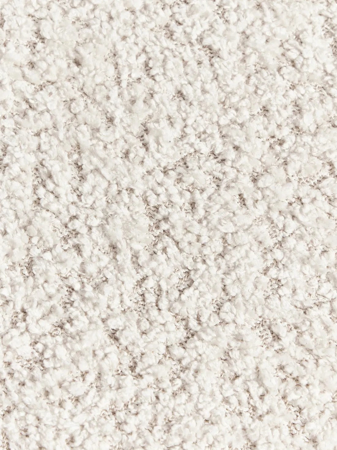 Puf reposapiés de borreguillo bouclé Alba