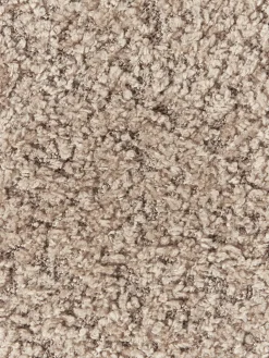 Puf reposapiés de borreguillo bouclé Alba