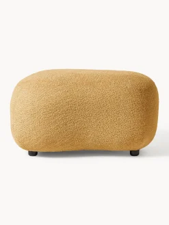 Puf reposapiés de borreguillo bouclé Alba