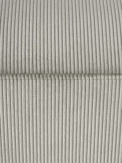 Puf reposapiés de pana grande Melva, 116 x 42 cm