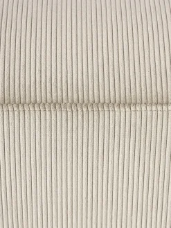 Puf reposapiés de pana Melva, An 99 x F 72 cm