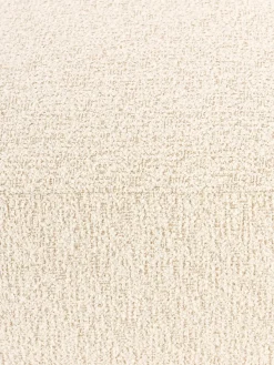 Puf reposapiés en tejido bouclé Sofia