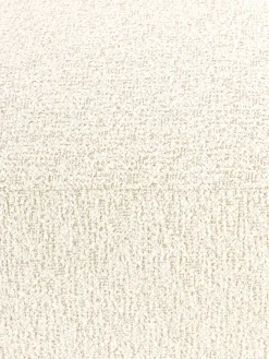 Puf reposapiés en tejido bouclé Sofia