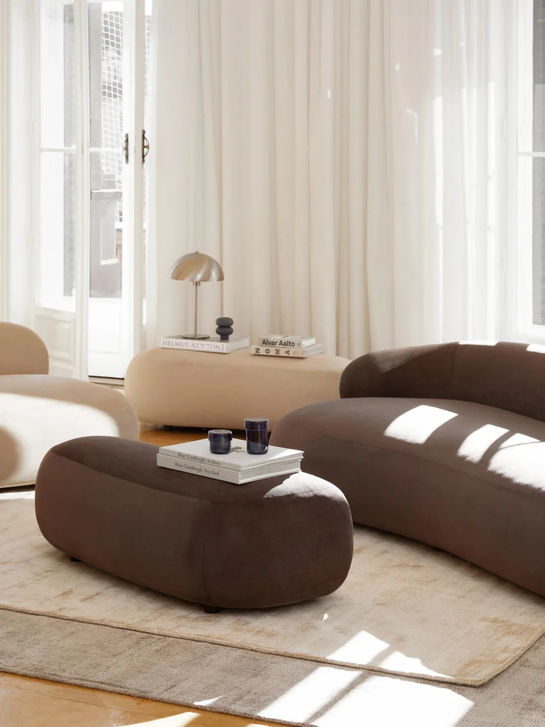 Puf reposapiés grande Alba