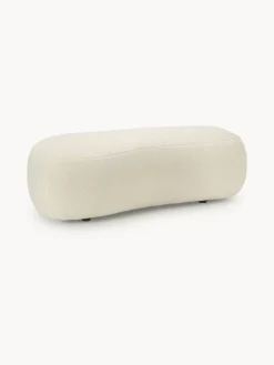 Puf reposapiés grande de borreguillo Alba