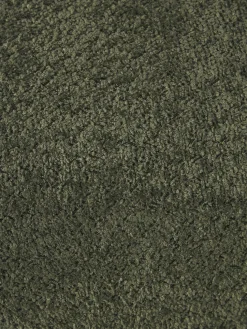 Puf reposapiés grande de borreguillo bouclé Alba