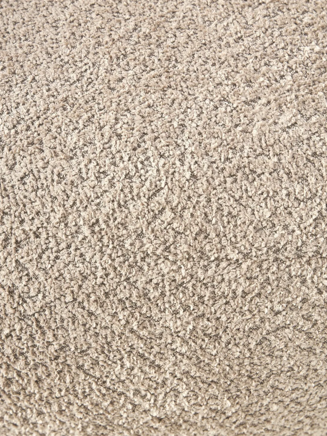 Puf reposapiés grande de borreguillo bouclé Alba