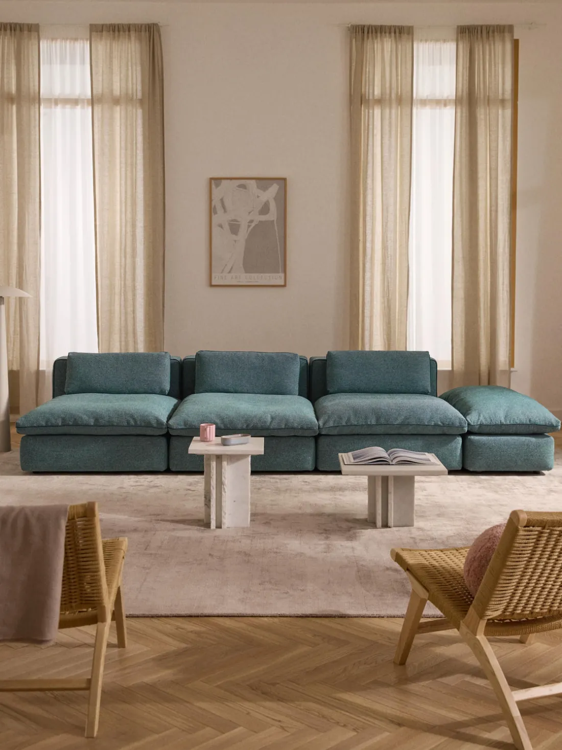 Puf reposapiés grande Felix