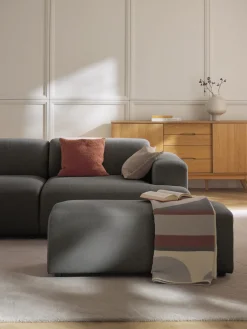 Puf reposapiés grande Melva, 116 x 42 cm