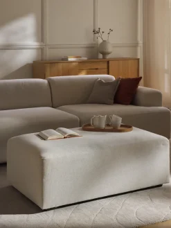 Puf reposapiés grande Melva, 116 x 72 cm