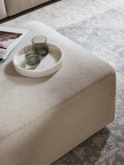 Puf reposapiés grande Melva, 116 x 72 cm