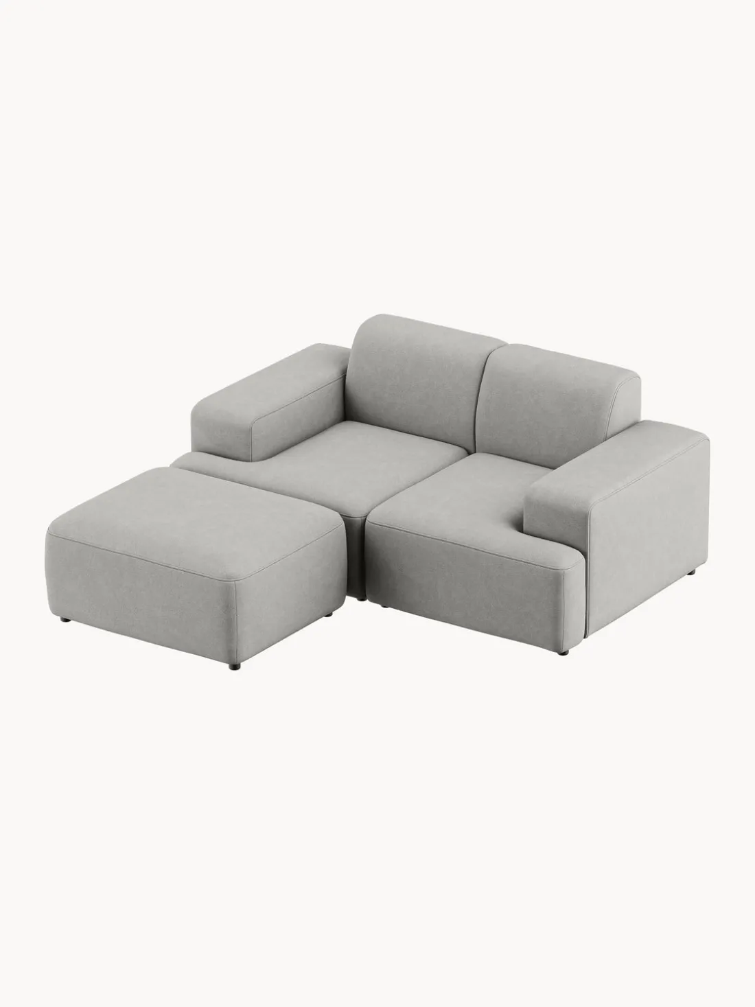 Puf reposapiés Melva, 99 x 72 cm