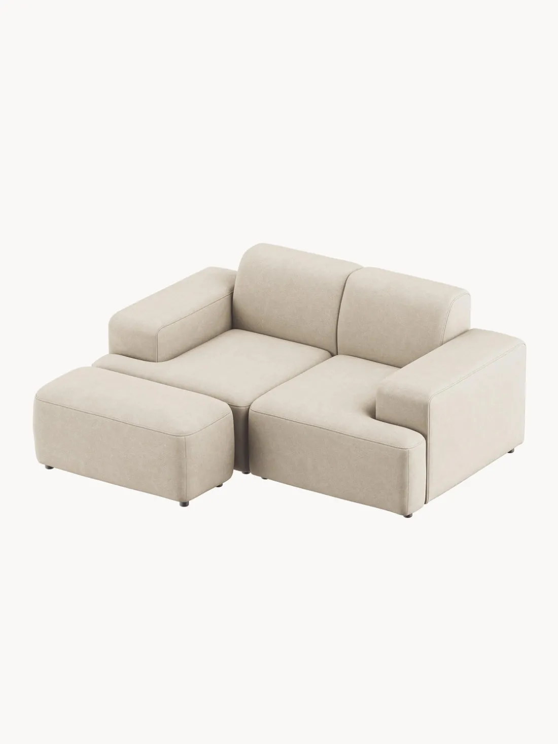 Puf reposapiés Melva, An 99 x F 42 cm