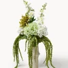 Ramo de flores artificiales Enchanted Matcha