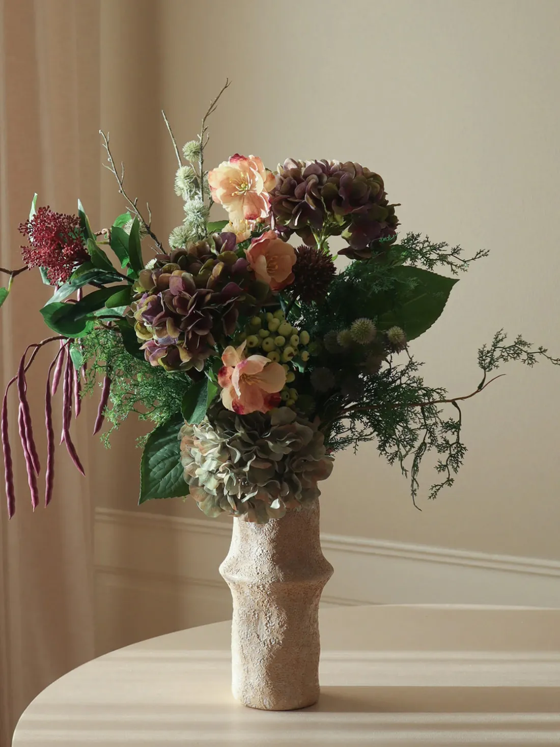 Ramo de flores artificiales Violet Grove