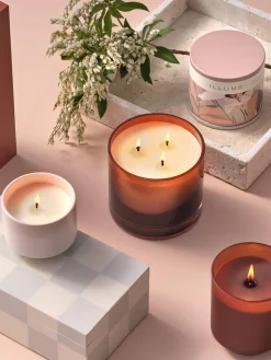 Recambio de vela perfumada Refill (almizcle de cachemira, hoja de tabaco y naranja)