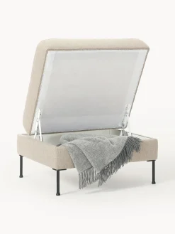 Reposapiés puf con espacio de almacenamiento Cucita