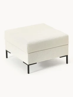 Reposapiés puf con espacio de almacenamiento Luna