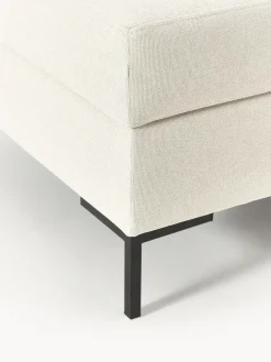 Reposapiés puf con espacio de almacenamiento Luna