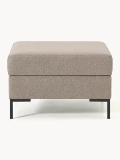 Reposapiés puf con espacio de almacenamiento Luna