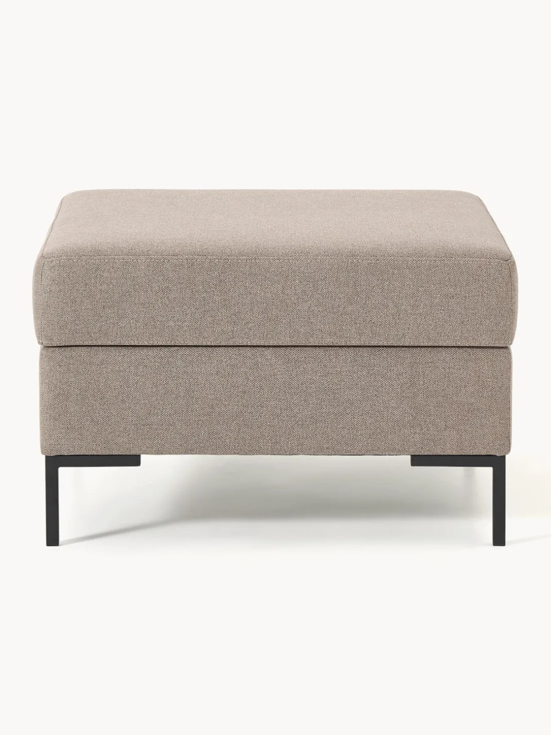 Reposapiés puf con espacio de almacenamiento Luna