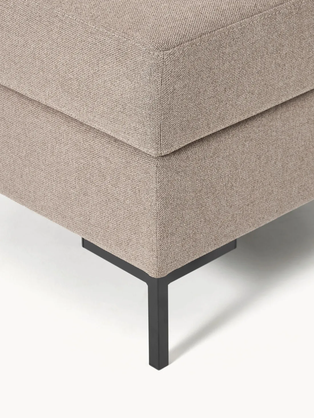 Reposapiés puf con espacio de almacenamiento Luna