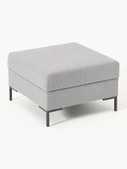 Reposapiés puf con espacio de almacenamiento Luna