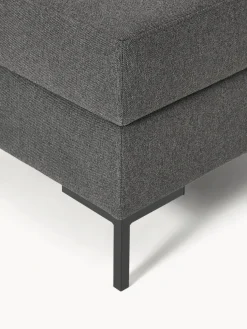 Reposapiés puf con espacio de almacenamiento Luna