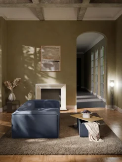 Reposapiés puf con espacio de almacenamiento Lennon