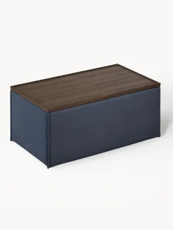 Reposapiés puf con espacio de almacenamiento Lennon