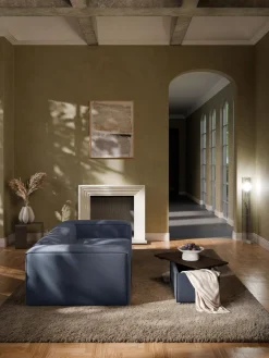 Reposapiés puf con espacio de almacenamiento Lennon