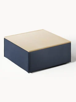 Reposapiés puf con espacio de almacenamiento Lennon