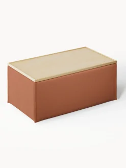 Reposapiés puf con espacio de almacenamiento Lennon