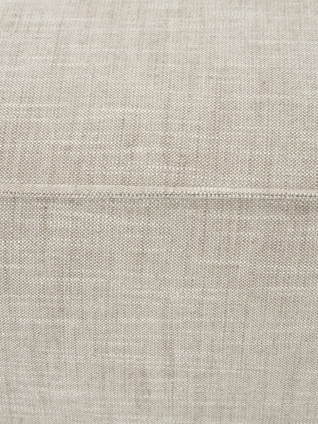 Reposapiés puf de mezcla de lino Lennon