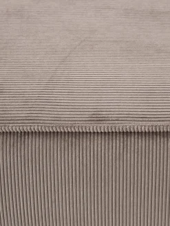 Reposapiés puf de pana Lennon