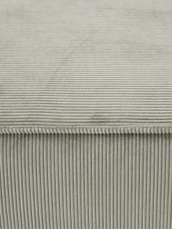 Reposapiés puf de pana Lennon