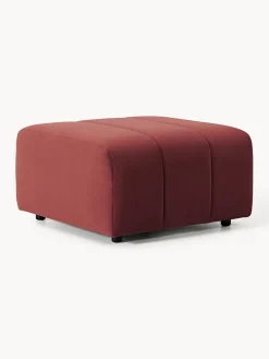 Reposapiés puf de terciopelo Lena